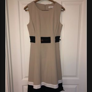 🌵Calvin Klein Tan Dress Size 6